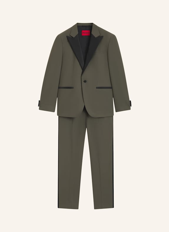 HUGO Business Anzug KARL-TEAGAN253E1X Modern Fit HELLGRÜN