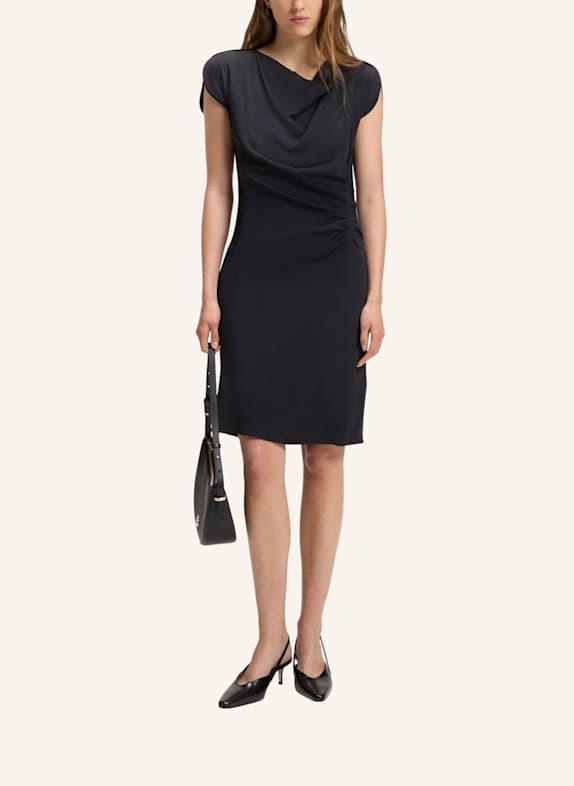 BOSS Business Kleid DEVANIA Slim Fit DUNKELBLAU