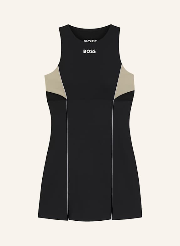 BOSS Jersey-Kleid EMATCH Slim Fit SCHWARZ