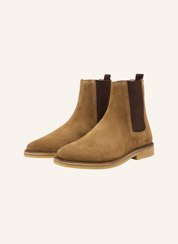 BOSS Stiefel JARETH_CHEB_SD_DB BEIGE