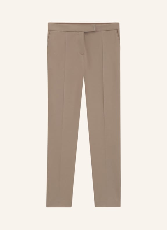 BOSS Business Hose TAPRIA-CROP Slim Fit HELLBRAUN