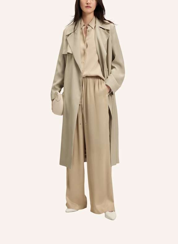 BOSS Klassischer Mantel CALISSYA Regular Fit BEIGE