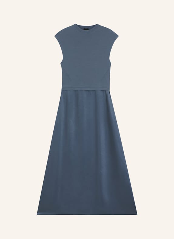 BOSS Gestricktes Kleid FERDOLINI Regular Fit BLAU