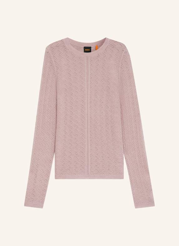 BOSS Pullover C_FASILEA Slim Fit LILA