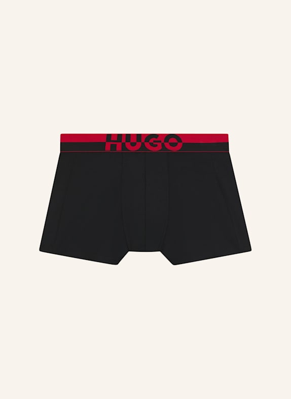 HUGO Boxershort TRUNK TR. SPLIT LOGO SCHWARZ
