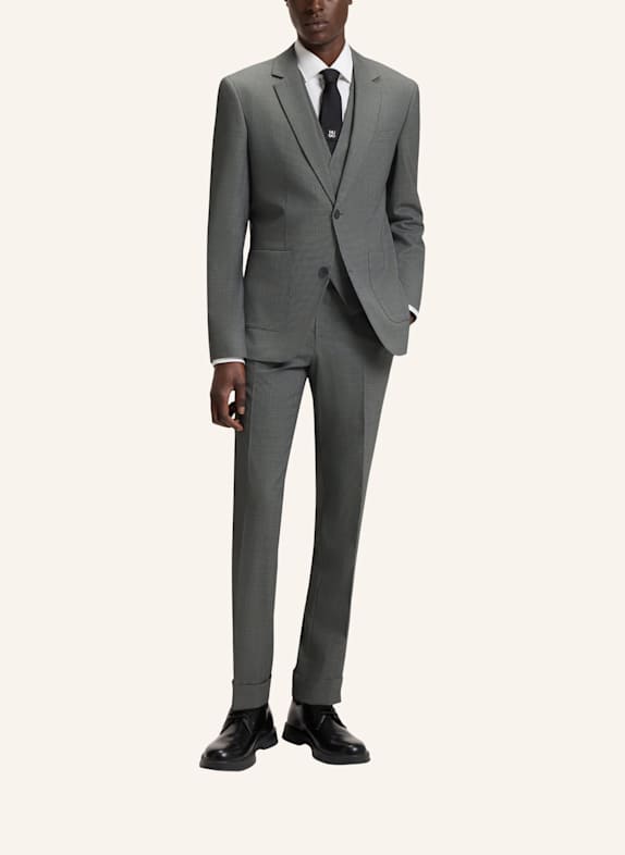 HUGO Business Anzug HENRY-GETLIN253V1X Slim Fit GRÜN