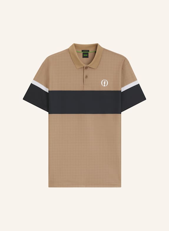 BOSS Poloshirt PADDY THE OPEN 25 Regular Fit BEIGE