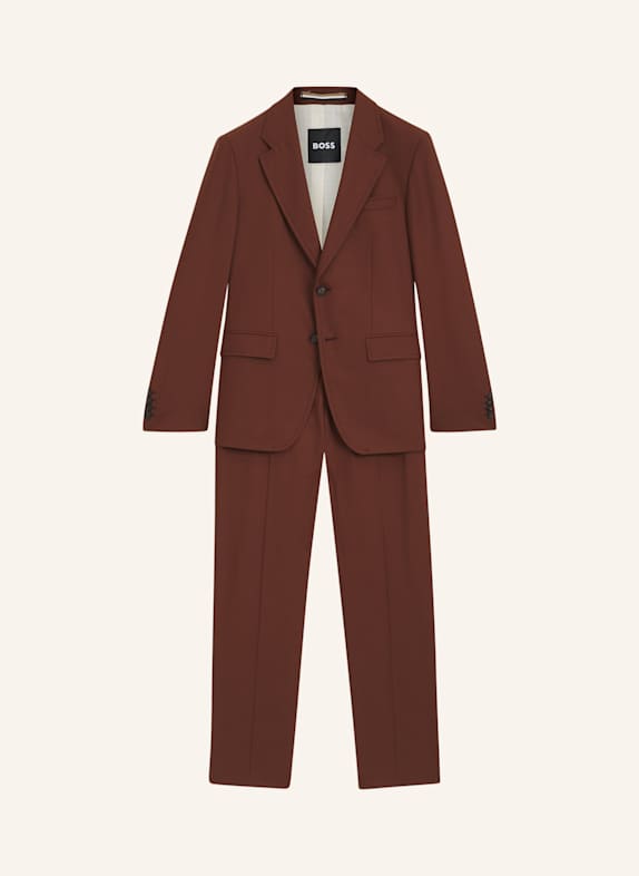 BOSS Business Anzug C-HOLSTON-2PCS-253 Slim Fit BRAUN