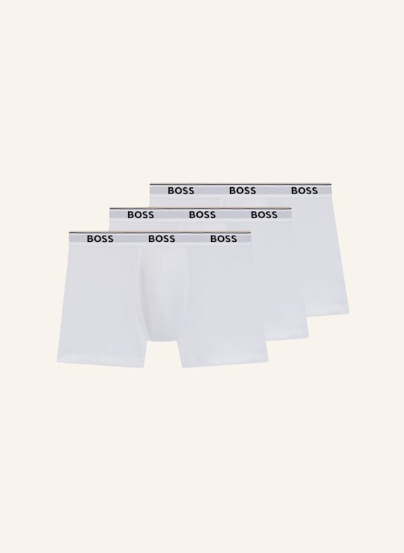 BOSS 3er-Pack Boxershorts POWER WEISS