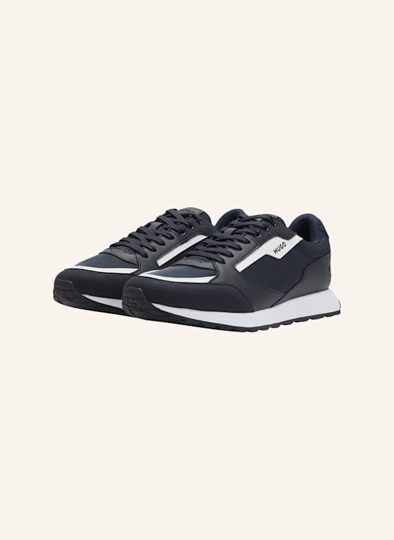 HUGO Sneaker ICELIN_RUNN_PUMF_N DUNKELBLAU