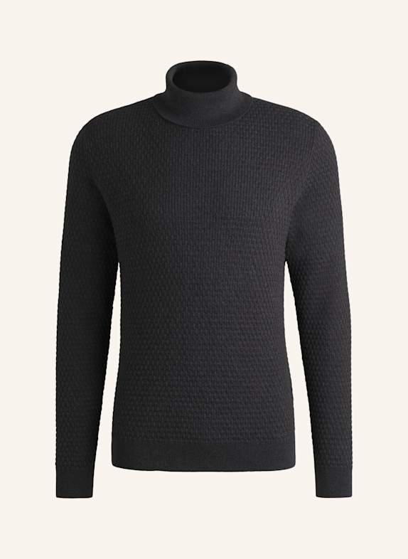 HUGO Pullover SMATTOR Regular Fit DUNKELGRAU