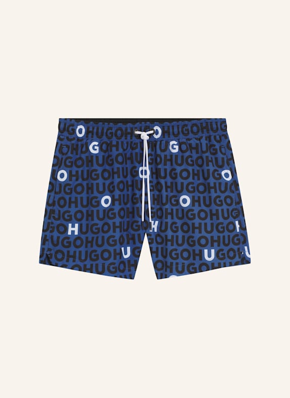 HUGO Badeshort TORTUGA BLAU