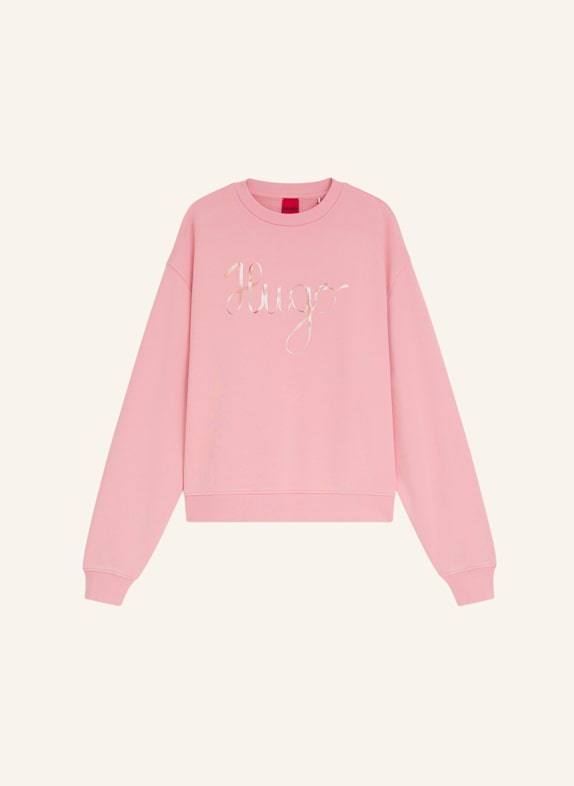 HUGO Sweatshirt DEROXINA_4 Oversize Fit PINK