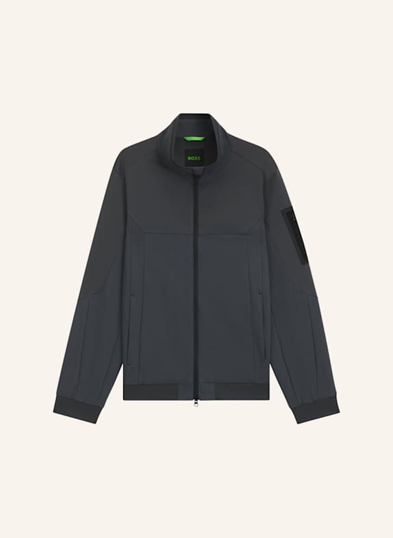 BOSS Casual Jacke J_JORD TENNIS RETRO Regular Fit DUNKELGRAU