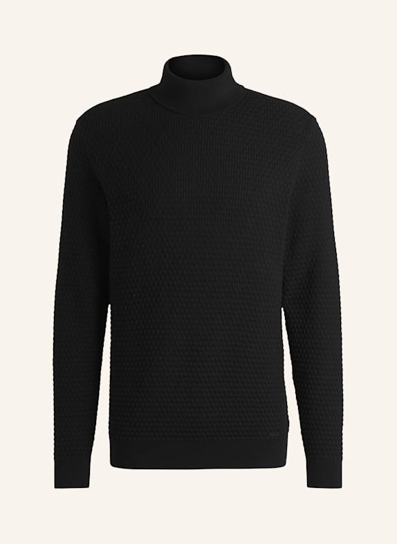 HUGO Pullover SMATTOR Regular Fit SCHWARZ
