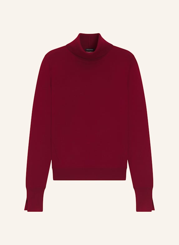 BOSS Pullover FASECTA DUNKELROT