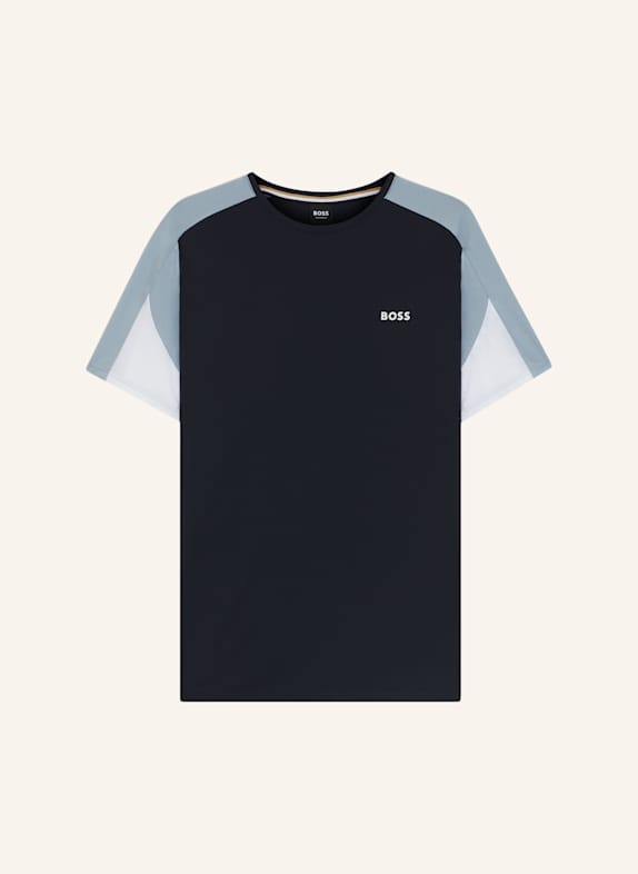 BOSS Pyjama-Oberteil BALANCE T-SHIRT RN Regular Fit DUNKELBLAU