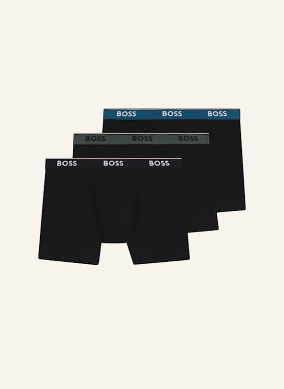 BOSS Boxershort BOXERBR 3P POWER WEISS