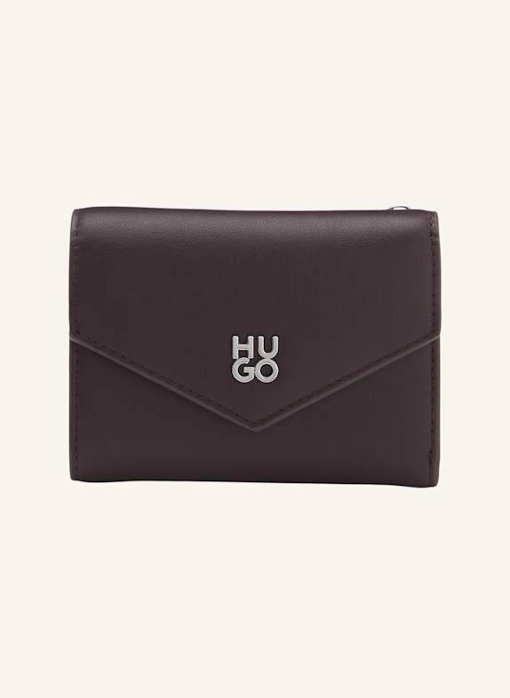 HUGO Brieftasche MEL 2.0 K_FLAPWALLET DUNKELBRAUN