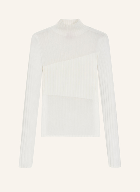 HUGO Pullover SICLAMINO Slim Fit WEISS