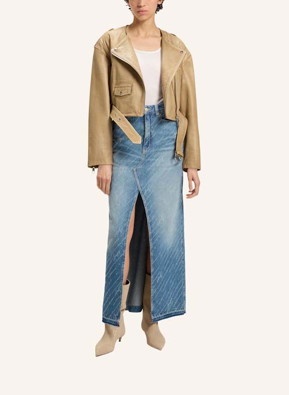 BOSS Lederjacke C_SADORA Regular Fit BRAUN