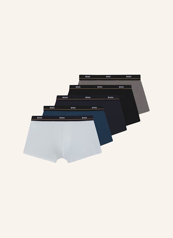 BOSS Boxershort TRUNK 5P ESSENTIAL WEISS