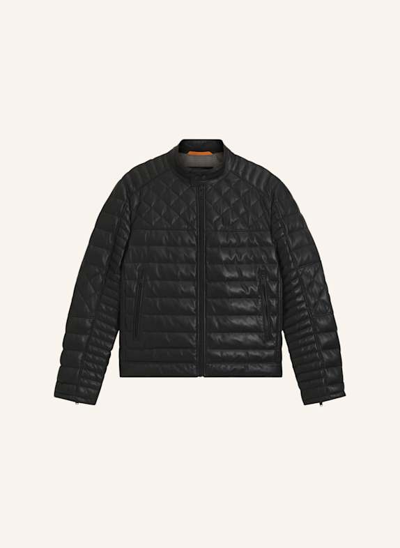 BOSS Lederjacke JONN_IN SCHWARZ