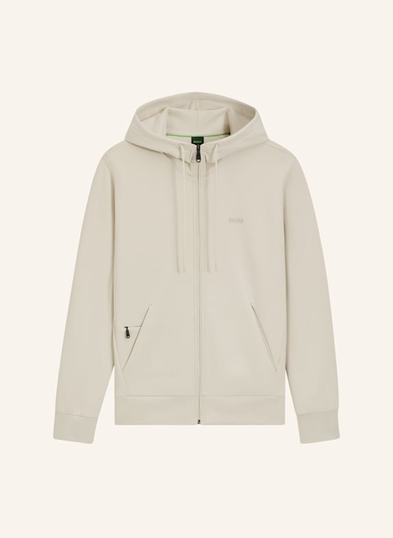 BOSS Sweatjacke SAGGY WEISS