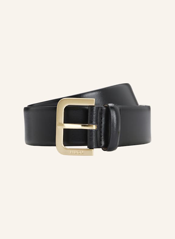 HUGO Casual Gürtel ZANA BELT 3,5 CM-ZL SCHWARZ
