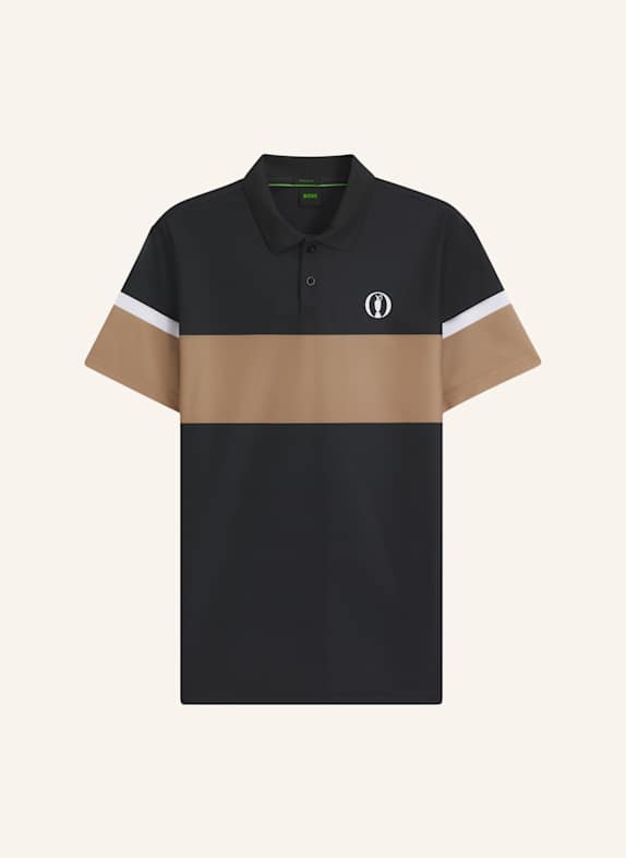 BOSS Poloshirt PADDY THE OPEN 25 Regular Fit SCHWARZ