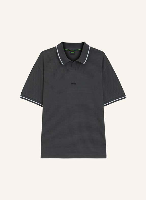 BOSS Poloshirt POLO RETRO TL Relaxed Fit DUNKELGRAU
