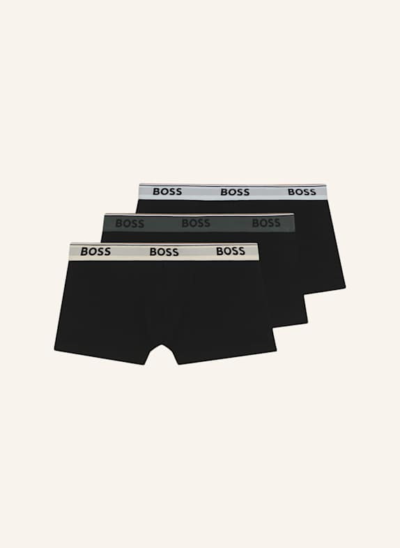 BOSS Boxershort TRUNK 3P POWER WEISS