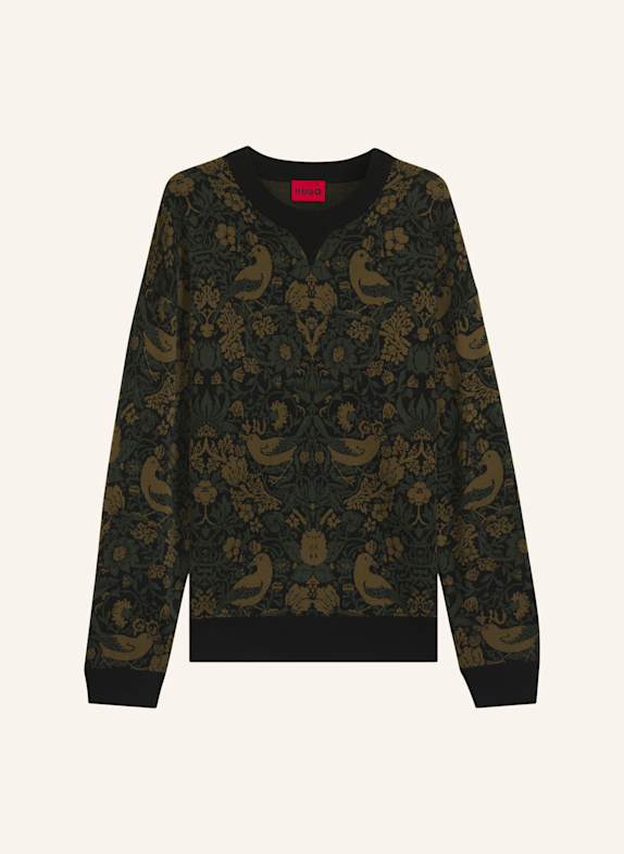 HUGO Pullover SORRIS Relaxed Fit SCHWARZ