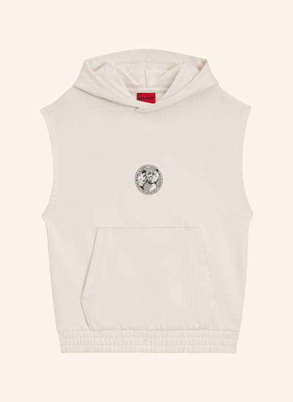 HUGO Sweatshirt DUBOXO Relaxed Fit WEISS
