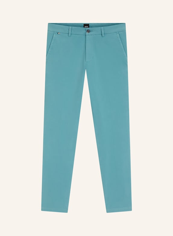 BOSS Casual Hose H-KAITON1 Slim Fit HELLBLAU