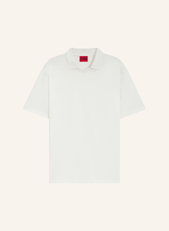 HUGO Poloshirt DIMERSVE Relaxed Fit WEISS