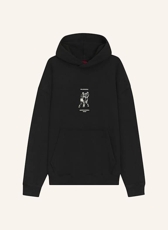 HUGO Sweatshirt DUWRESTIE Oversize Fit SCHWARZ