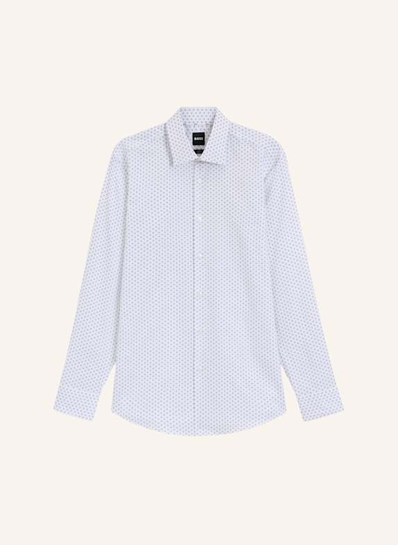 BOSS Business Hemd H-HANK-KENT-C1-214 Slim Fit WEISS