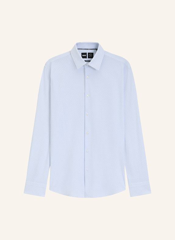BOSS Business Hemd P-HANK-S-KENT-C1-222 Slim Fit HELLBLAU