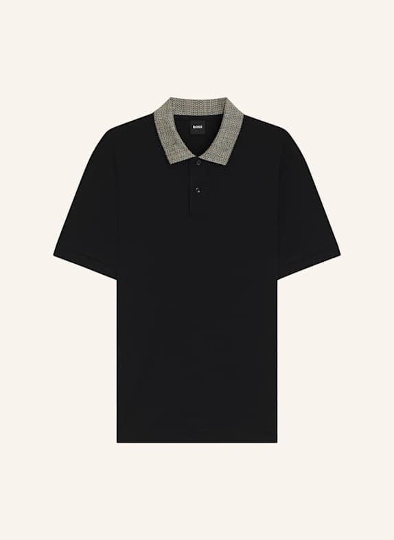 BOSS Poloshirt H-PARLAY 302 Regular Fit SCHWARZ