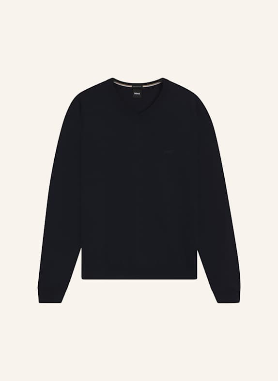 BOSS Pullover BARAM-L Regular Fit DUNKELBLAU