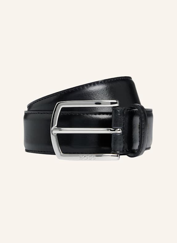 BOSS Business Gürtel CLAUS-TX-ST_SZ35 SCHWARZ