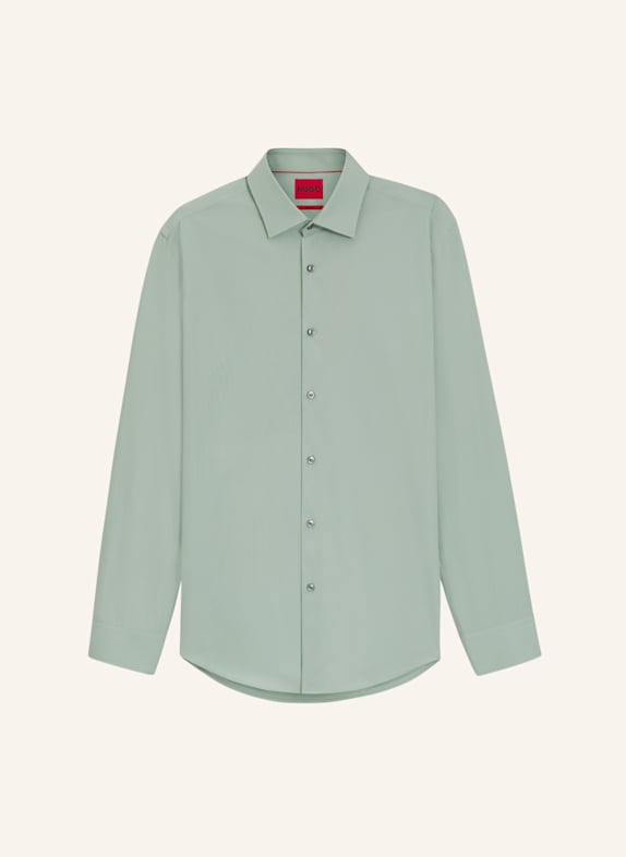 HUGO Business Hemd KENNO Slim Fit HELLGRÜN