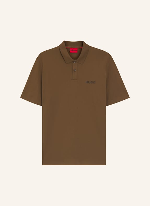 HUGO Poloshirt DIRLMERE Regular Fit BRAUN