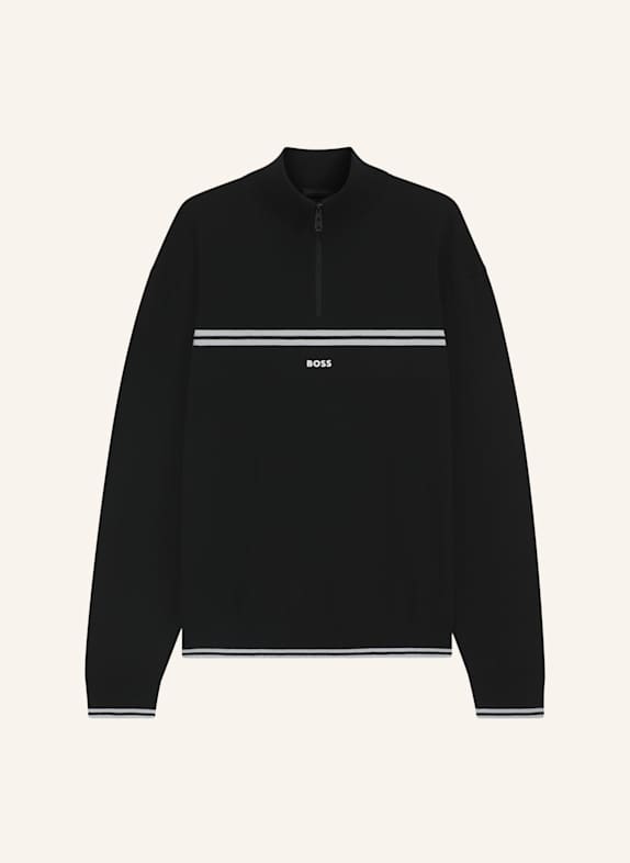 BOSS Pullover K_ZONE QZ Regular Fit SCHWARZ