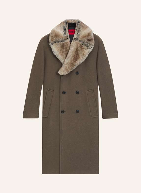 HUGO Casual Mantel MACARIO2541 Regular Fit GRAU