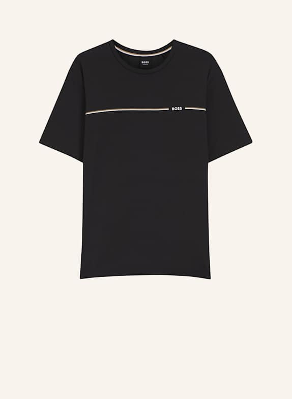 BOSS Pyjama-Set BAMBOO SHORT SET Regular Fit DUNKELGRAU