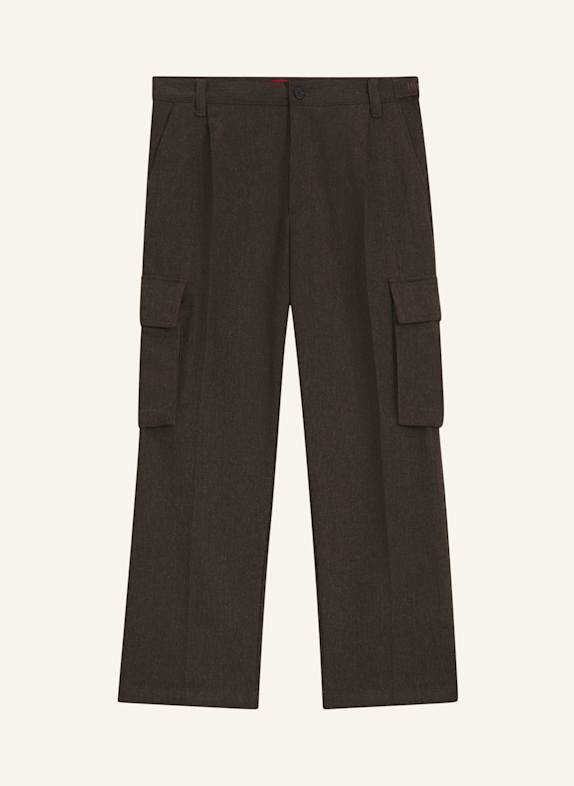 HUGO Casual Hose GRAYSEN253 Slim Fit BRAUN