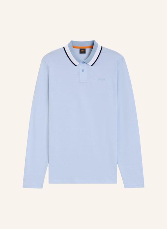 BOSS Poloshirt PEOXFORDLONG_1 Regular Fit HELLBLAU