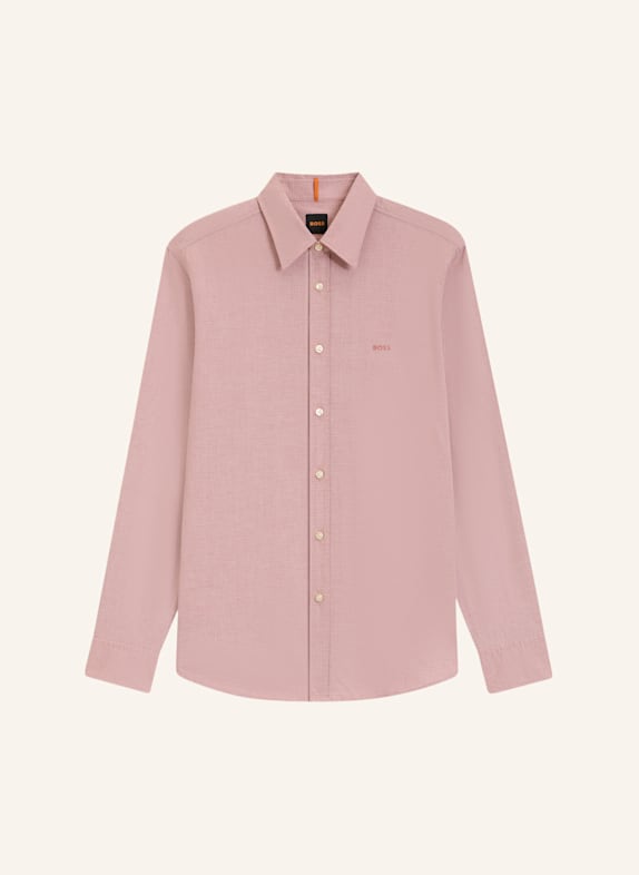 BOSS Casual Hemd RELEGANT_6_M Regular Fit ORANGE